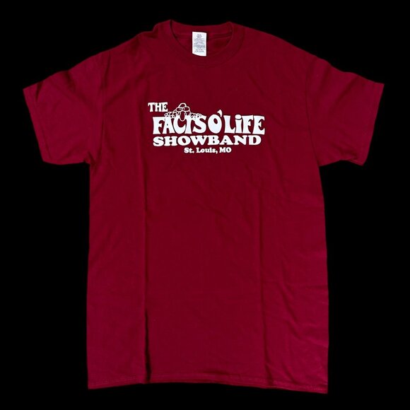 The Facts O Life Showband T Shirt Graphic Tee Medium St Louis Missouri Kitschy - Picture 2 of 8
